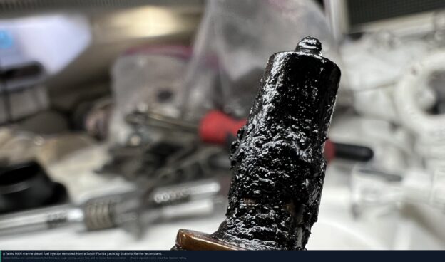 marine diesel fuel injectors failing carbon buildup Scarano Marine South Florida